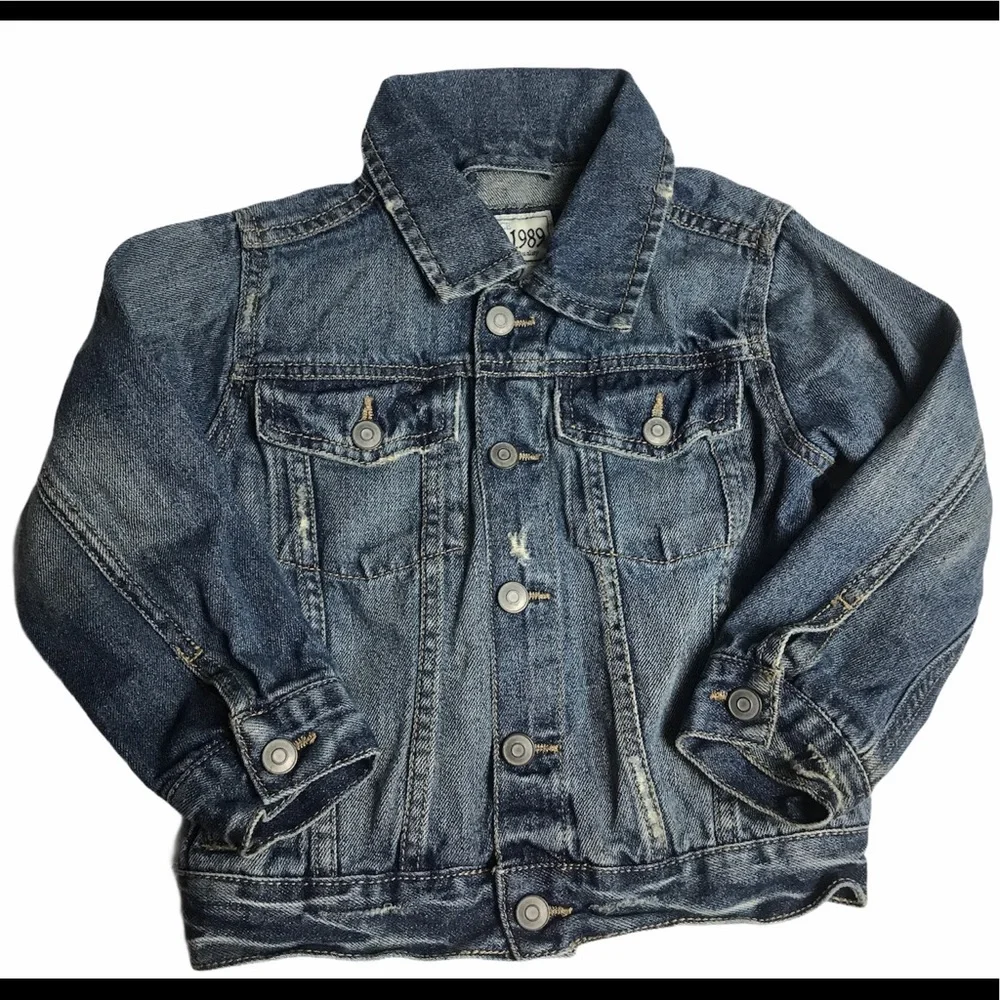 CHILDRENS PLACE Distressed Jean Jacket 3T